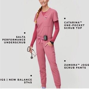 Figs BCA YOLA SKINNY PETITE SCRUB PANTS